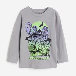 H&M Halloween Trick or Treat Monster Shirt 2T